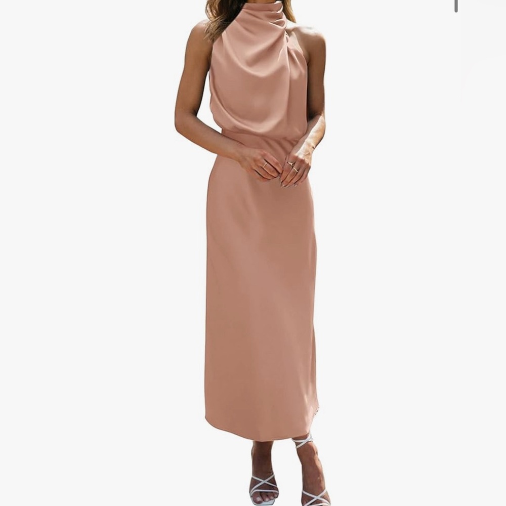 Sleeveless Silk Dress